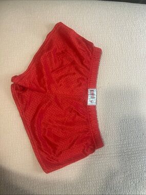 Red vintage soffe Athletic Mesh Shorts